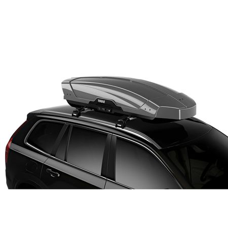 Автобокс Thule Motion XT L, Двустранно отваряне, Сив лак, 450 л, 195 x 89 x 44 cм